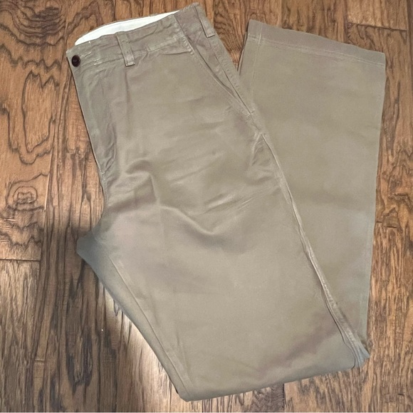 J. Crew Pants Mens Jcrew Brokenin Chino Bootcut Slacks Size 34w X